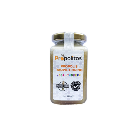 Propolis Rauwe Honing Mix voor Kinderen 190g Propolitos (TGT Mei 2025)