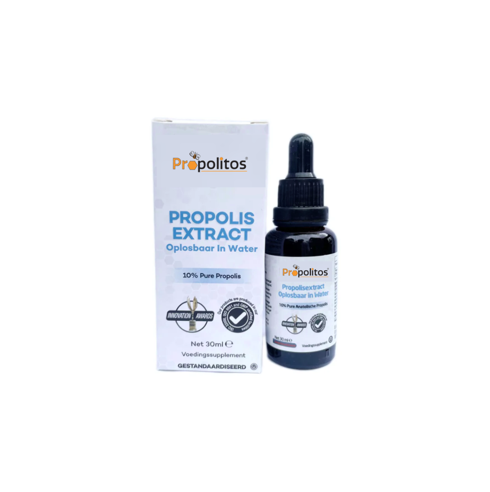 Propolis extract oplosbaar in water 30ml propolitos alcohol vrij